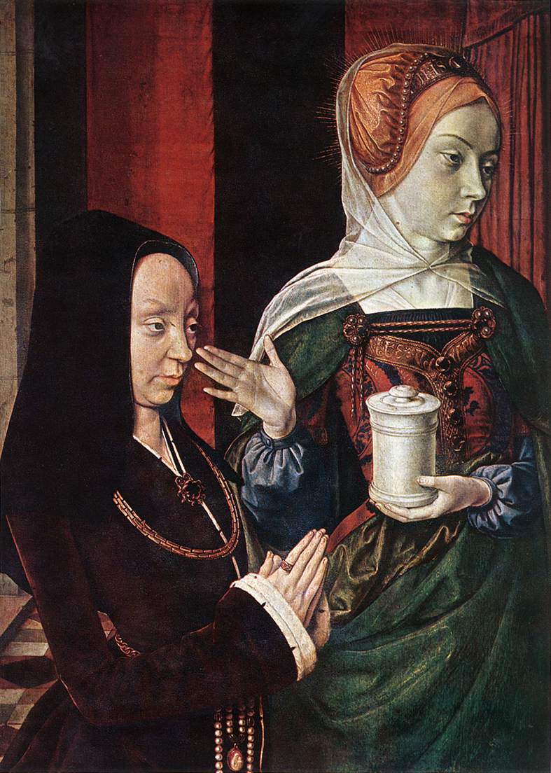 Mary Magdalen and a Donator